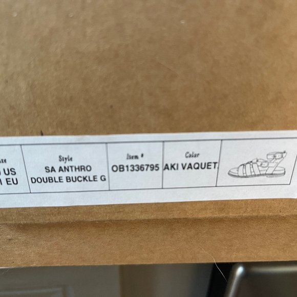 Anthropologie Gladiators Double Buckle Sandals - Picture 5 of 7